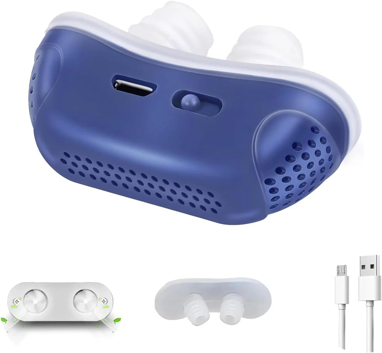 Anti Snoring Device Double Vortex Air Supply Technology Snoring Relief Solutions
