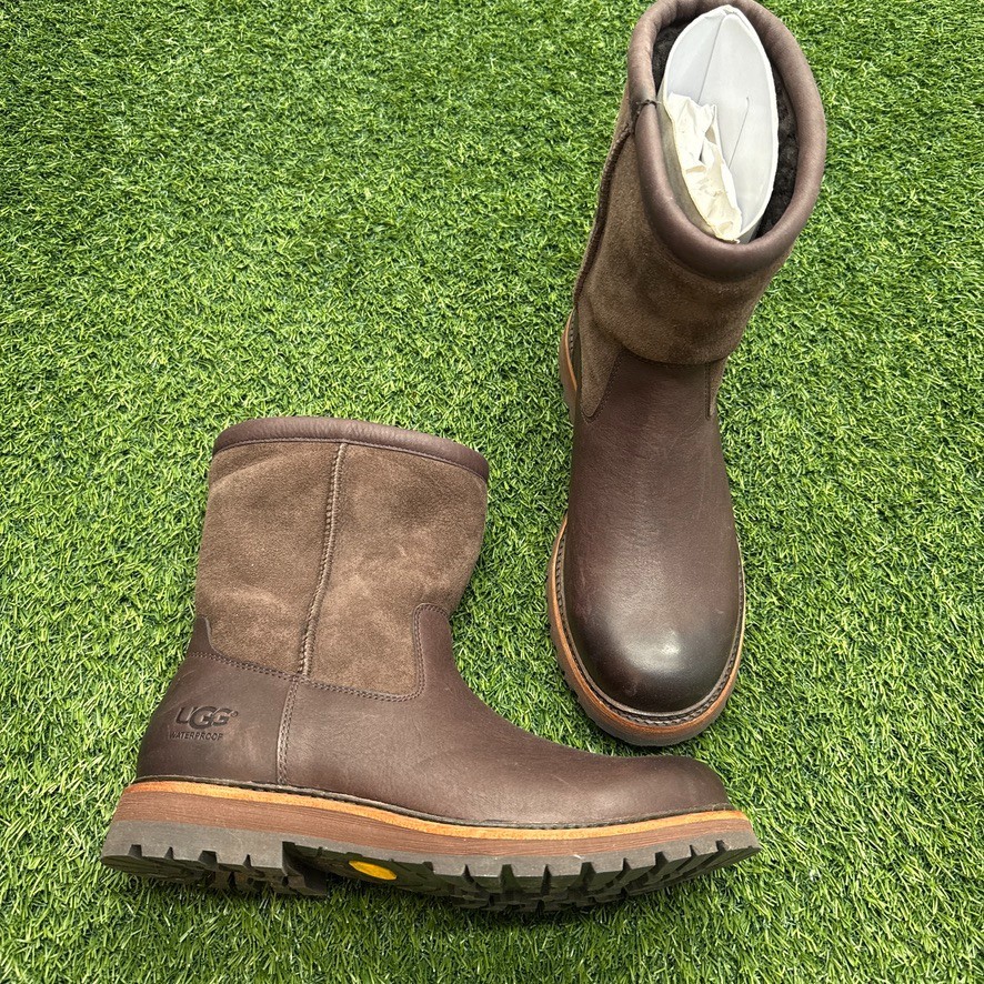 NWOT UGG Polson Boot Mens 10.5 Brown High Top Waterproof Suede