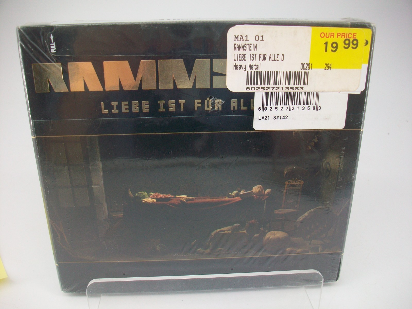 Liebe Ist Fur Alle Da by Rammstein (CD, 2009). BRAND NEW & FACTORY SEALED