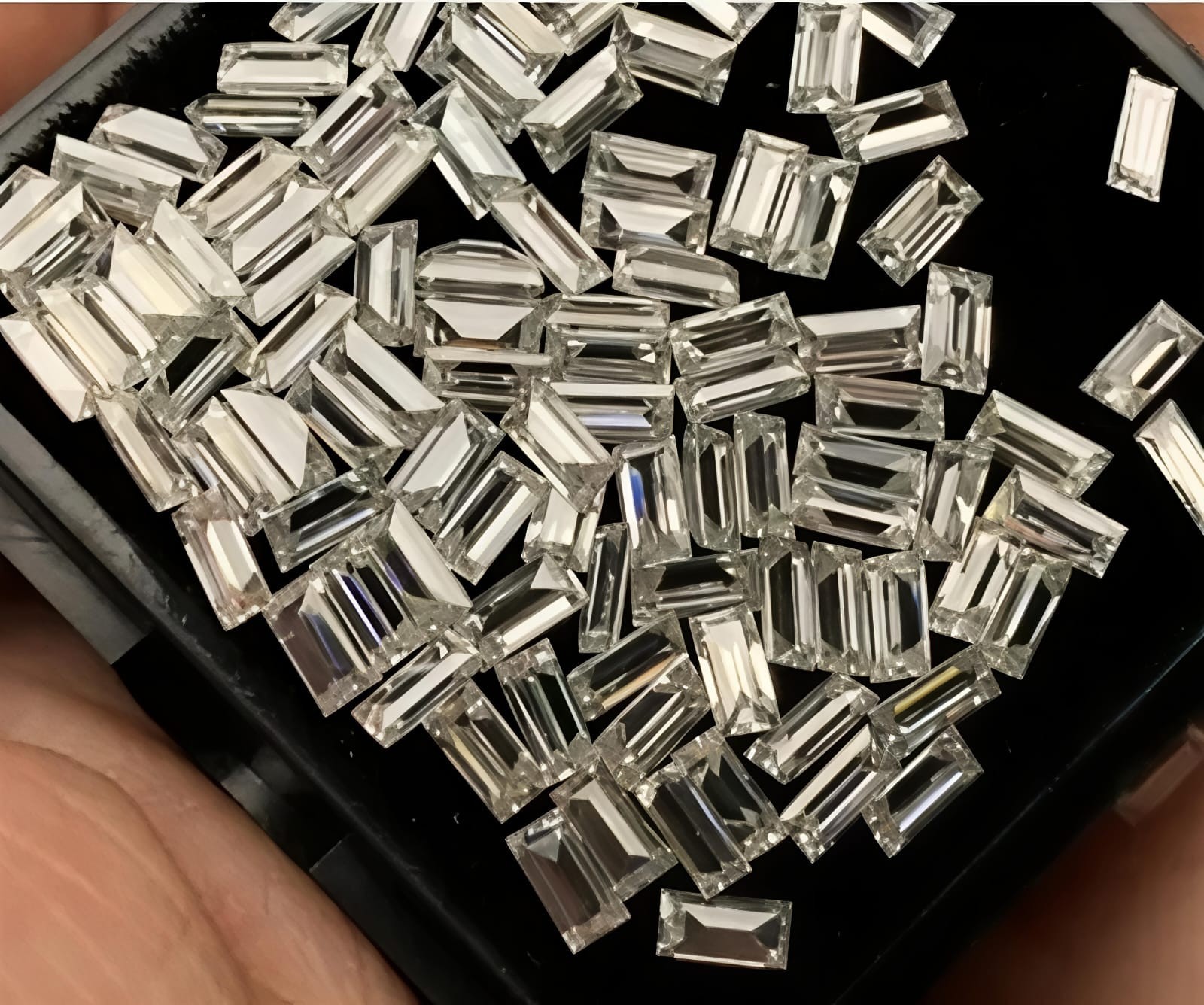 1 Ct Baguett Cut VVS1 Clarity Lab Grown Diamond 1.50x3MM Gemstone, 18pc Lot