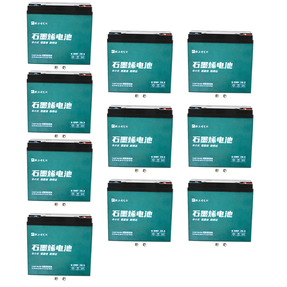 10pc 12V 20Ah 6-DMF-20 Battery 6-DZF-20 6-DZM-20 for Scooter ATV Go kart Cart