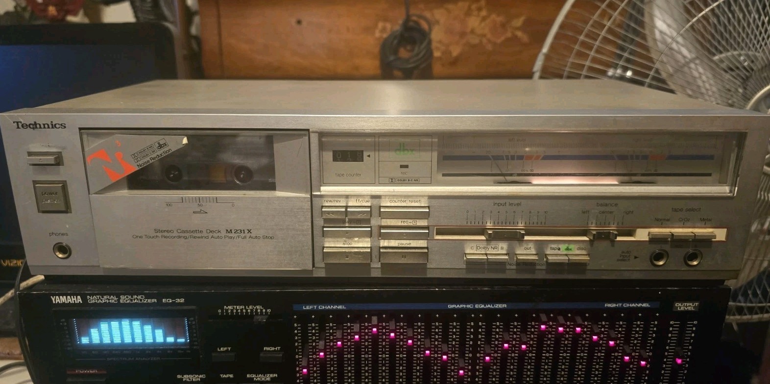 Vintage Quality Technics RS-M231X Single Cassette Deck Dolby New Belts Works Vintage Quality Technics RS-M231X Single Cassette Deck Dolby New Belts Works