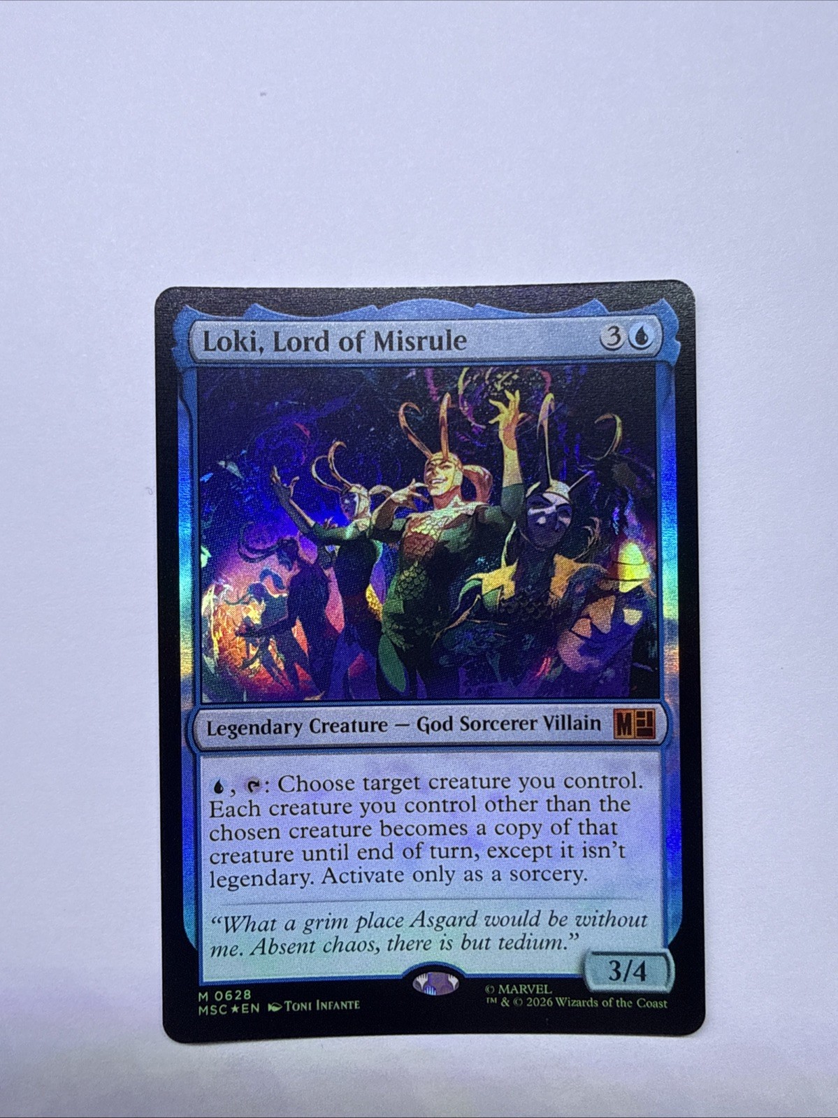 Loki, Lord of Misrule Commander: Marvel Super Heroes Foil Loki, Lord of Misrule Commander: Marvel Super Heroes Foil