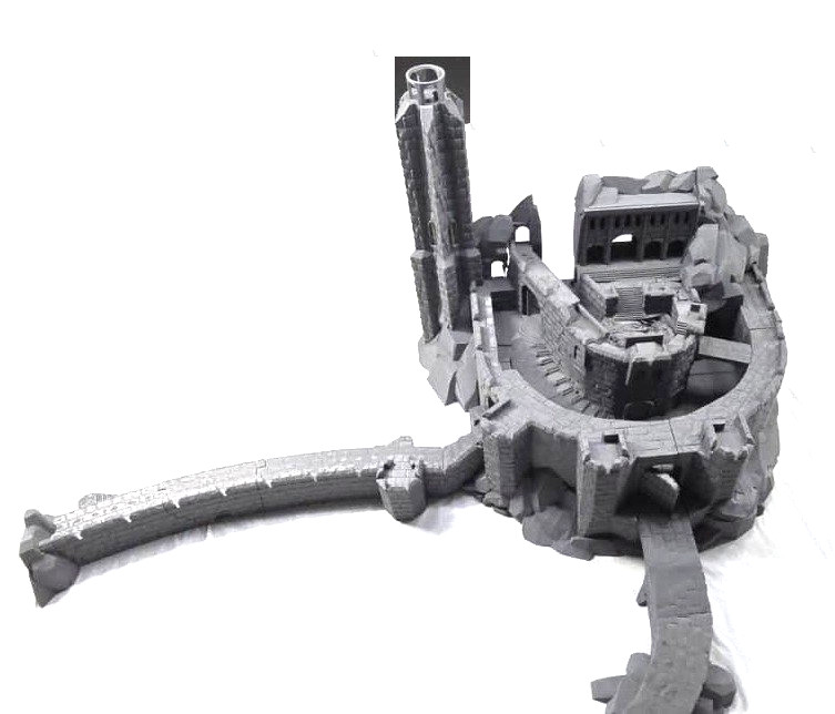 32mm 28mm LOTR Inspired Massive 3D Printed Wargaming Terrain 3d Printed Gray