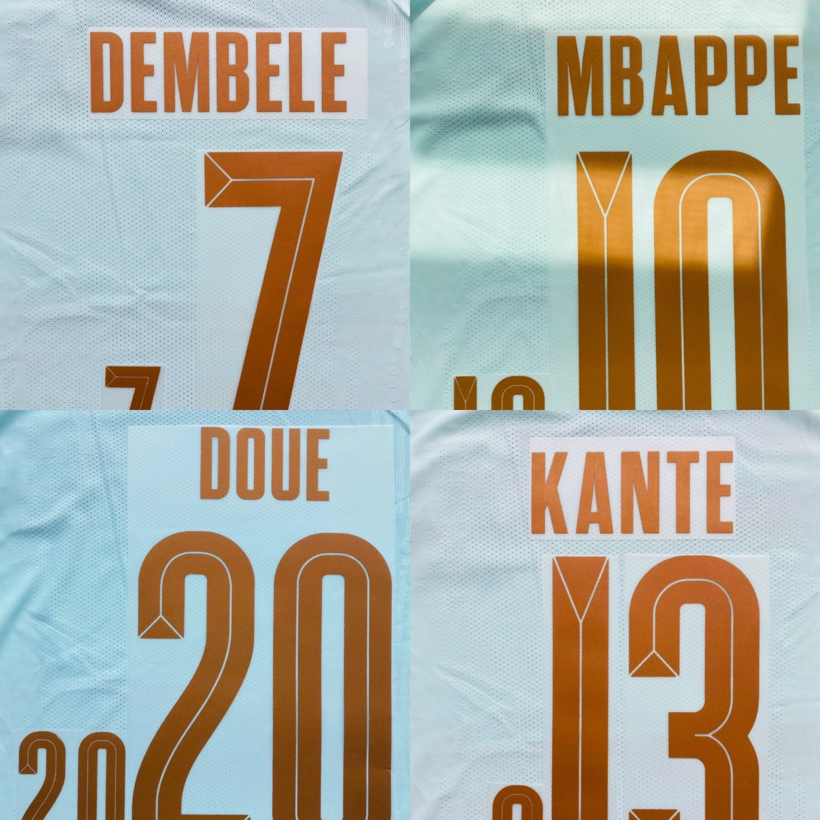 2025 FRANCE National Team 2026 World Cup Away Soccer Name & Number Set 2025 FRANCE National Team 2026 World Cup Away Soccer Name & Number Set