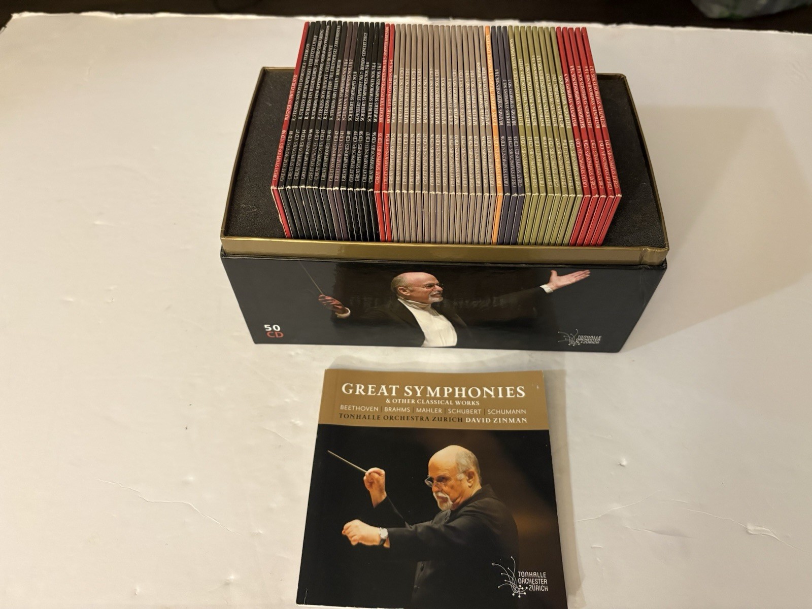 GREAT SYMPHONIES THE ZURICH YEARS 1995-2014 DAVID ZINMAN 50 CD BOX SET BEETHOVEN