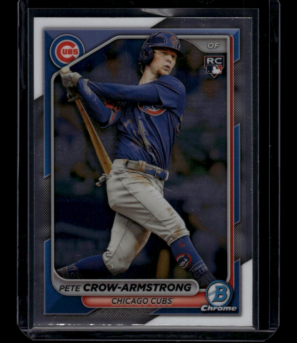 2024 Bowman Chrome Pete Crow-Armstrong #45 Rookie Chicago Cubs 2024 Bowman Chrome Pete Crow-Armstrong #45 Rookie Chicago Cubs