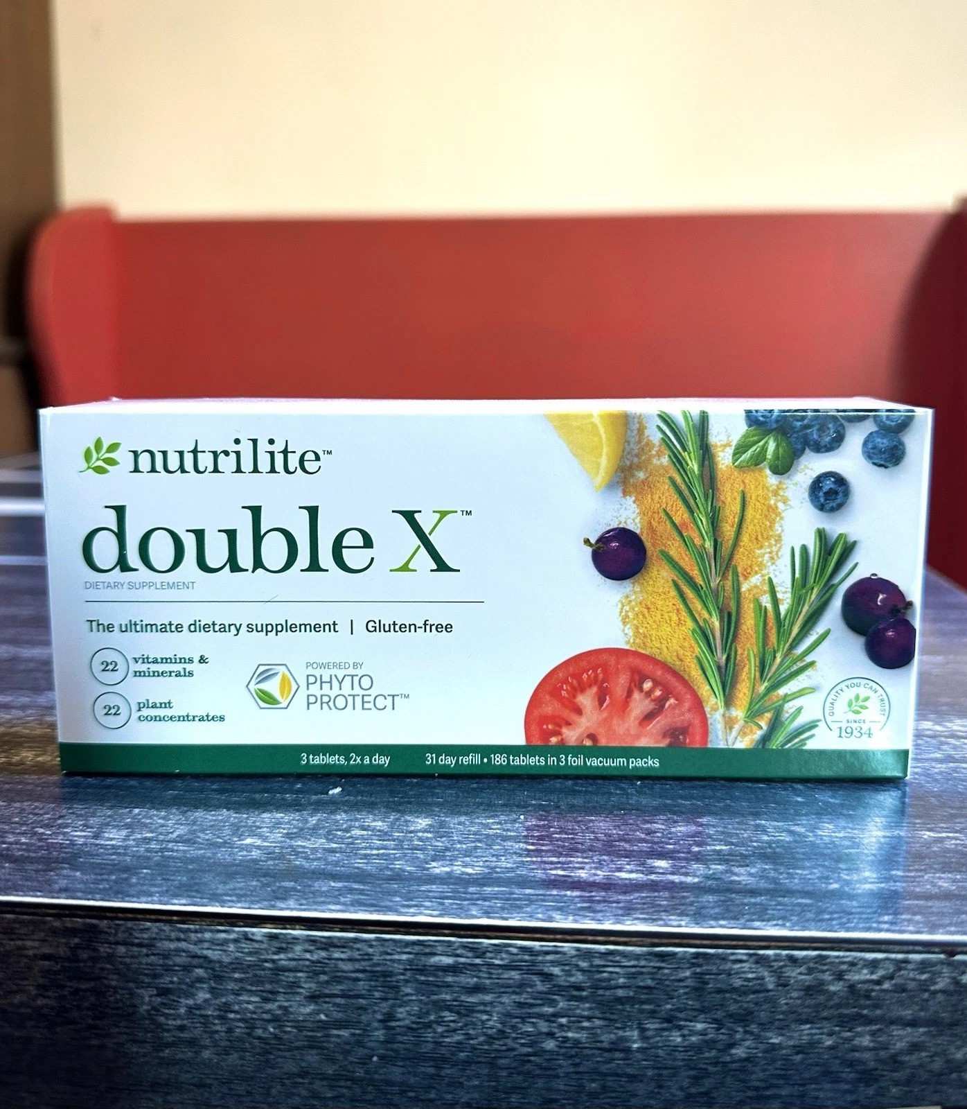 FREE SHIPPING- Nutrilite Double-X Multi-Vitamin Tablets, 31-Day Refill EXP:2028+