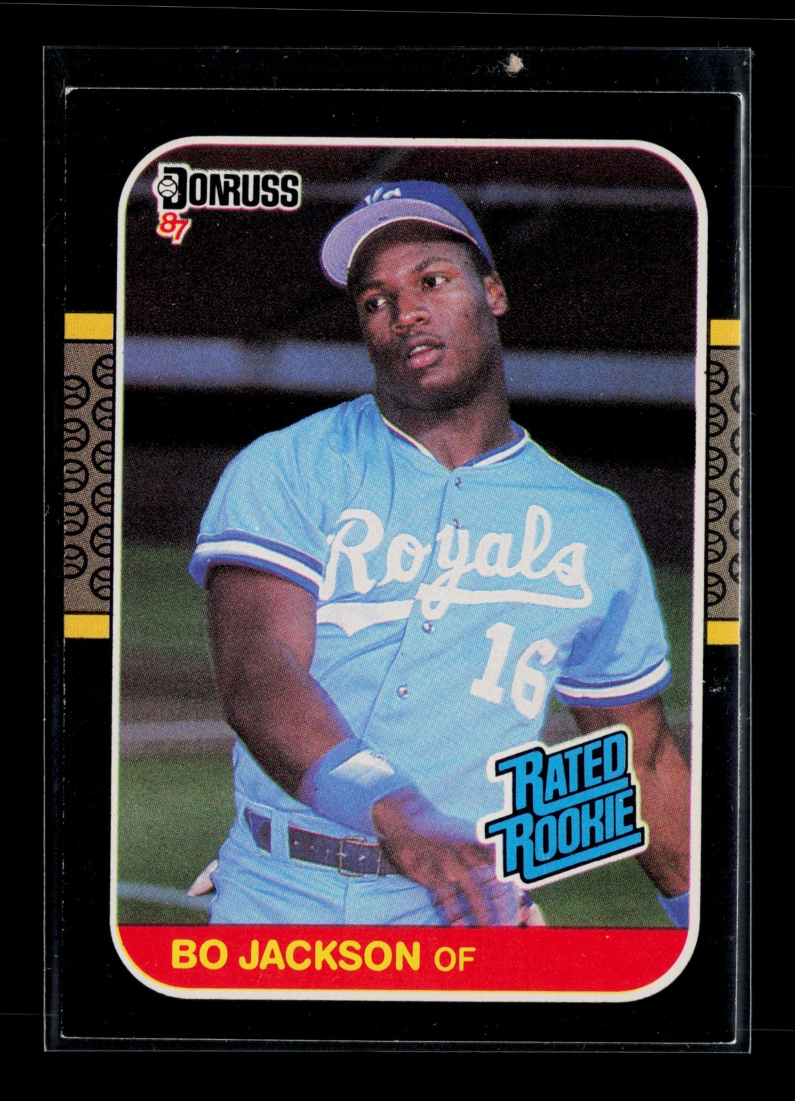 1987 Donruss #35 Bo Jackson BASEBALL Kansas City Royals 1987 Donruss #35 Bo Jackson BASEBALL Kansas City Royals