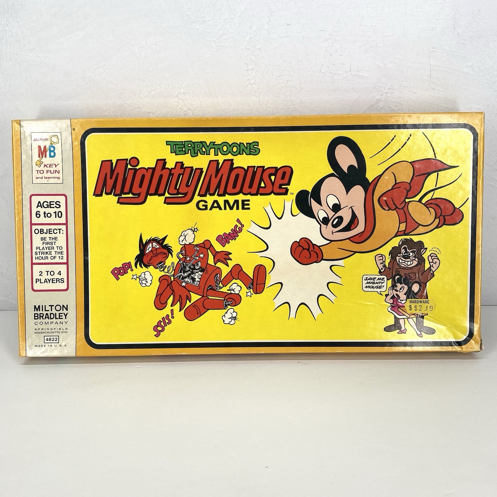 Terrytoons Mighty Mouse Board Game Milton Bradley #4822 Vintage 1978 New