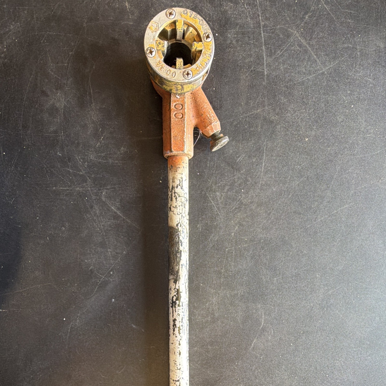Old Stock Ridgid No. 31-A 3-Way Pipe Threader 1/2 Old Stock Ridgid No. 31-A 3-Way Pipe Threader 1/2