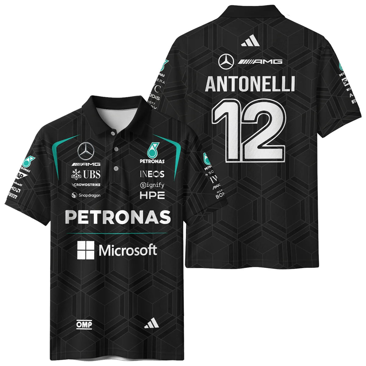 Andrea Kimi Antonelli Petronas Racing Formula 1 Polo shirt All Size S-5XL