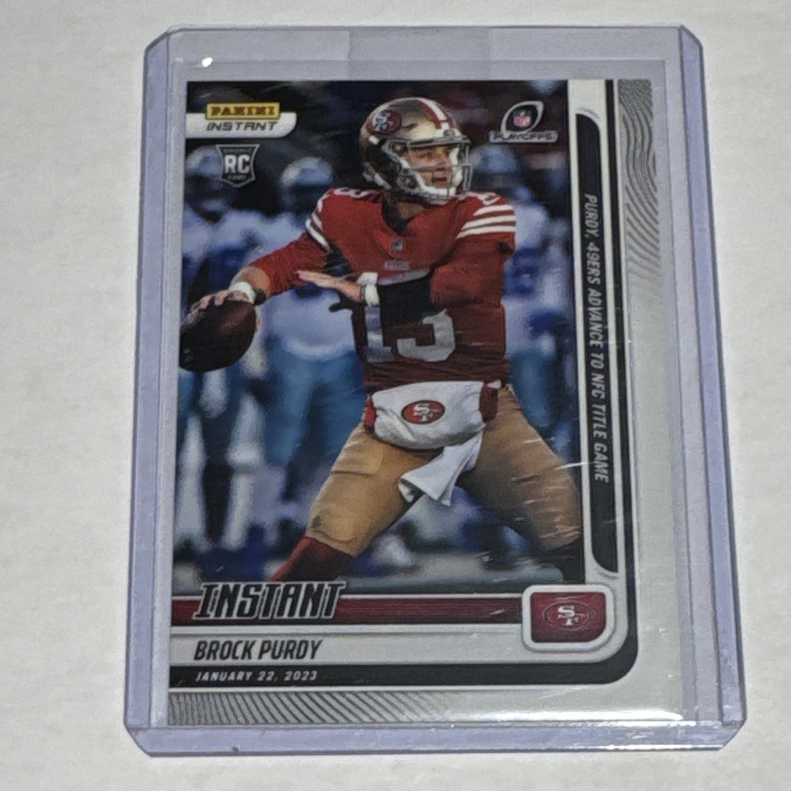 Panini 2023 Instant Football Brock Purdy Rookie #211 Serial #/3861 49ers Panini 2023 Instant Football Brock Purdy Rookie #211 Serial #/3861 49ers