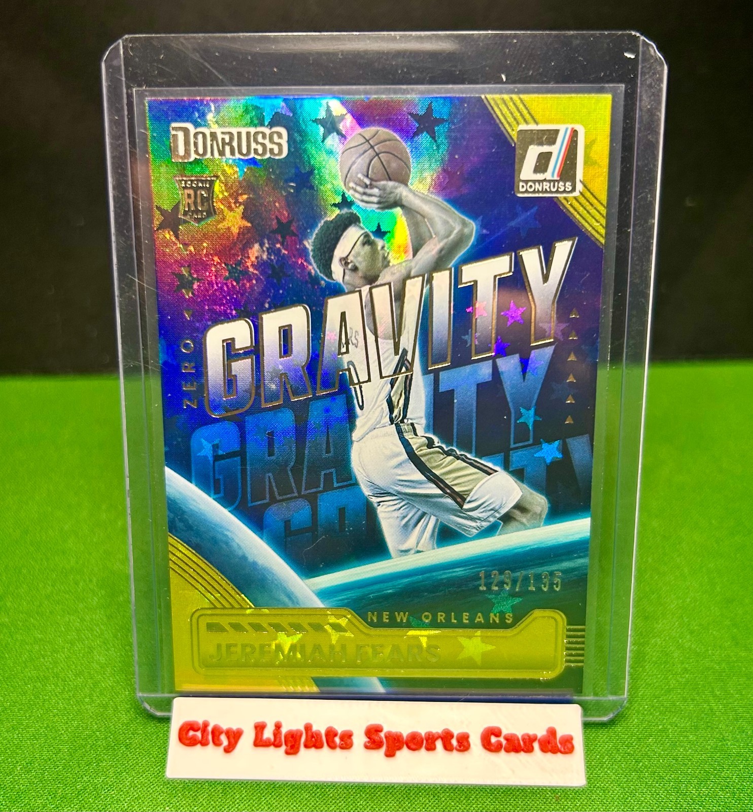 🏀 \'25/26 Donruss Jeremiah Fears RC Zero Gravity Stars /135 Pelicans 🏀