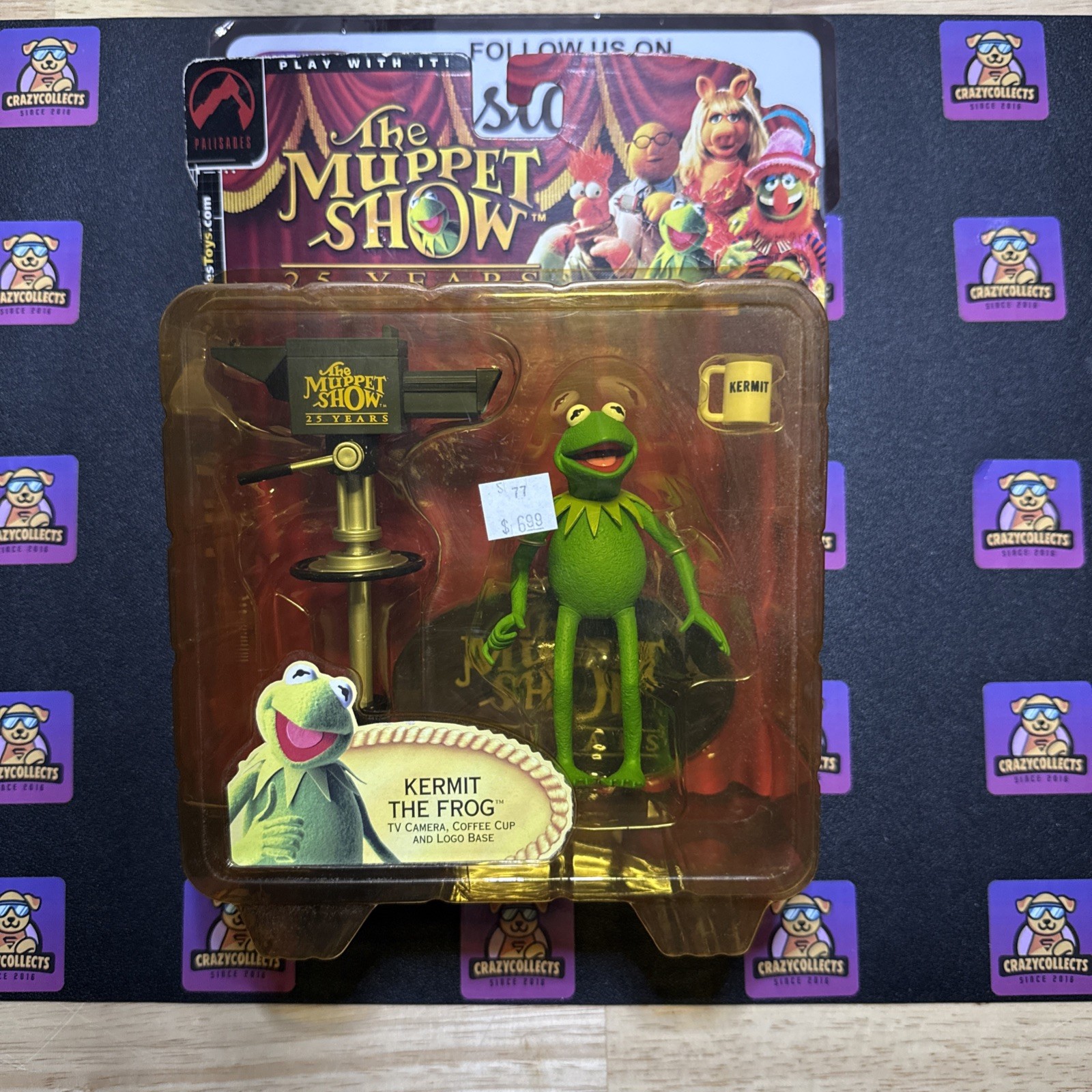 Muppet Show Palisades Kermit the Frog Series 1 Muppets figure by Palisades Toys Muppet Show Palisades Kermit the Frog Series 1 Muppets figure by Palisades Toys