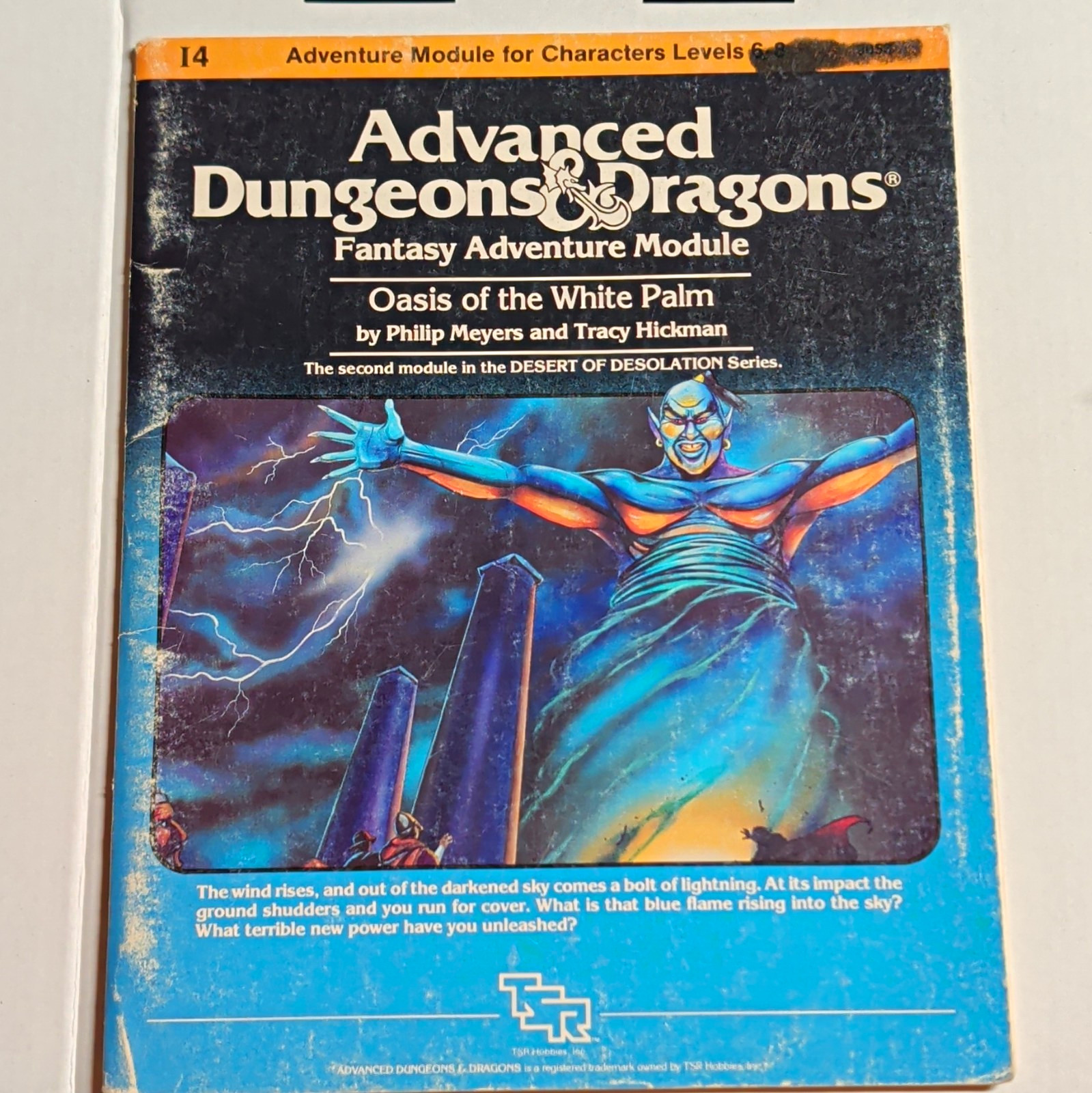 TSR AD&D I4 Oasis of the White Palm Adventure Module MPN I4 1983