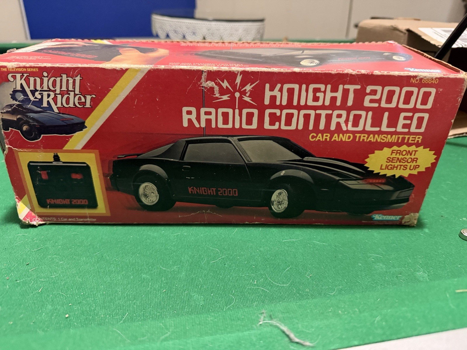 It’s the Kenner Knight Rider Knight 2000 Radio Controlled Car, No. 66640,