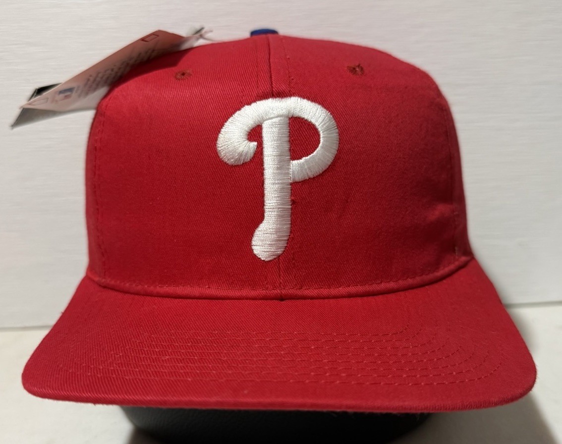 Vintage Competitor Logo 7 Philadelphia Phillies SnapBack Cotton Twill Hat READ