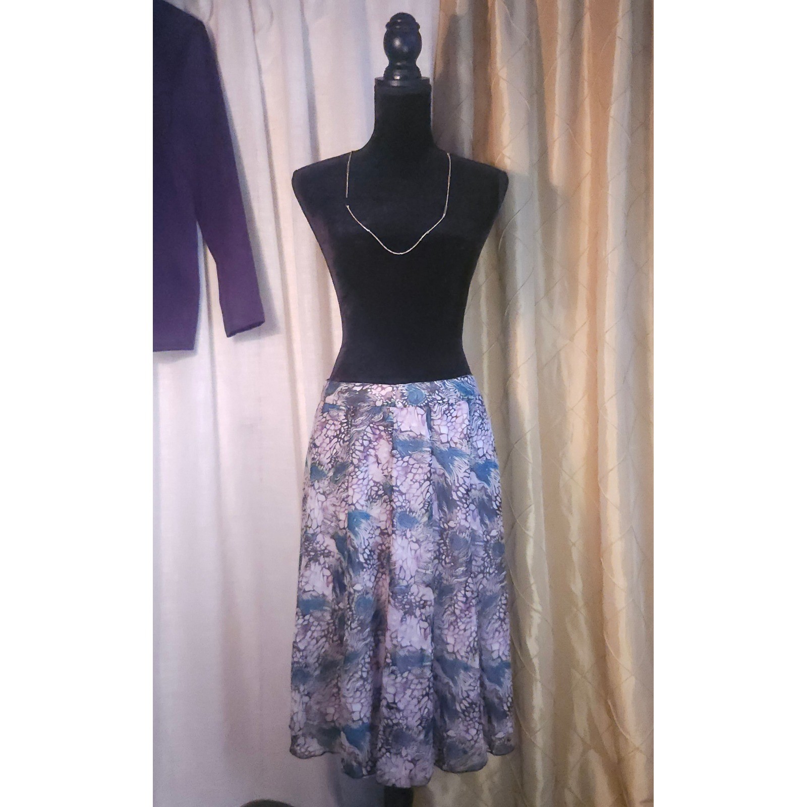 True Vintage Y2K Christopher & Banks Petite Kalaidescope Skirt