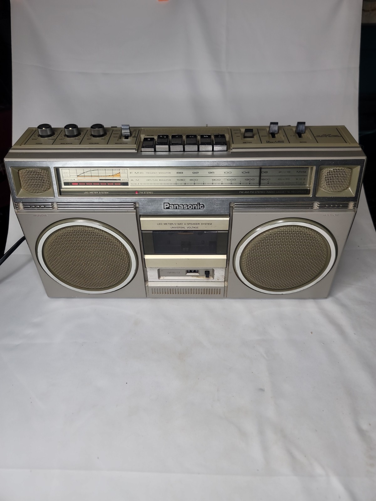 VTG Panasonic RX-5030 Boombox AM/FM Radio Cassette Player-Recorder Tested Works 