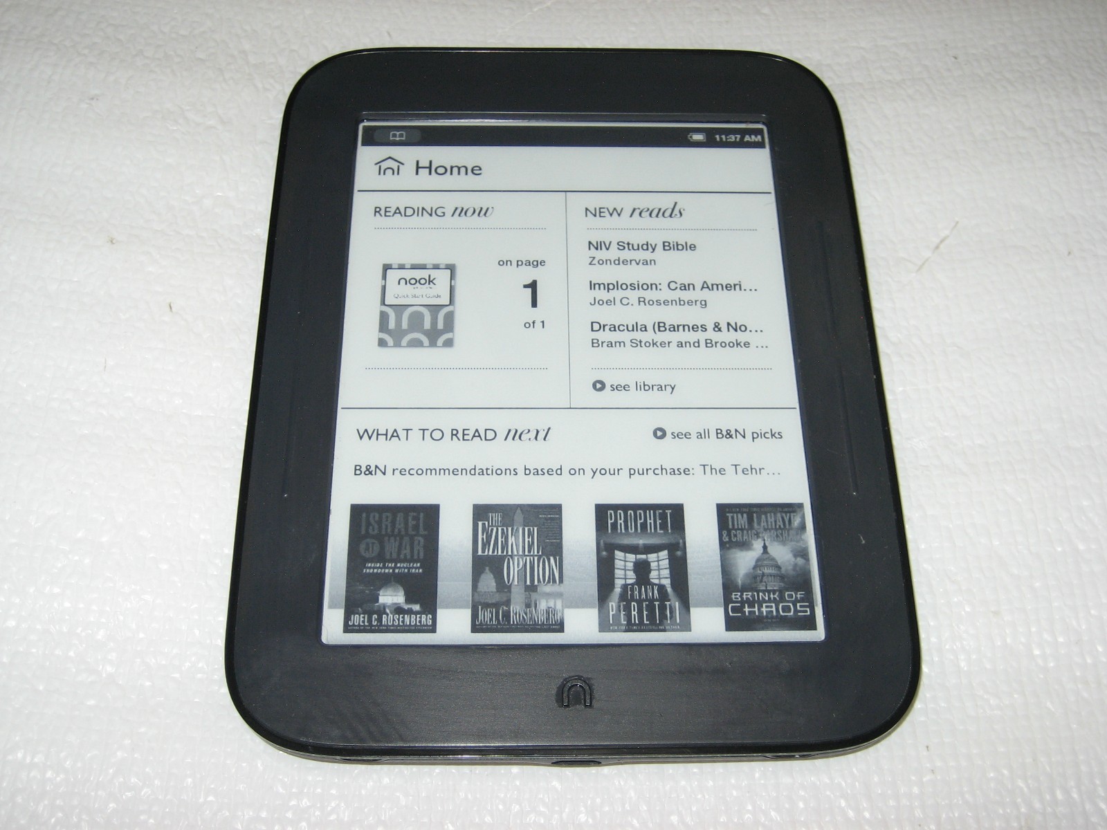Barnes & Noble NOOK Simple Touch E-Reader Wi-Fi, 2GB, 6\
