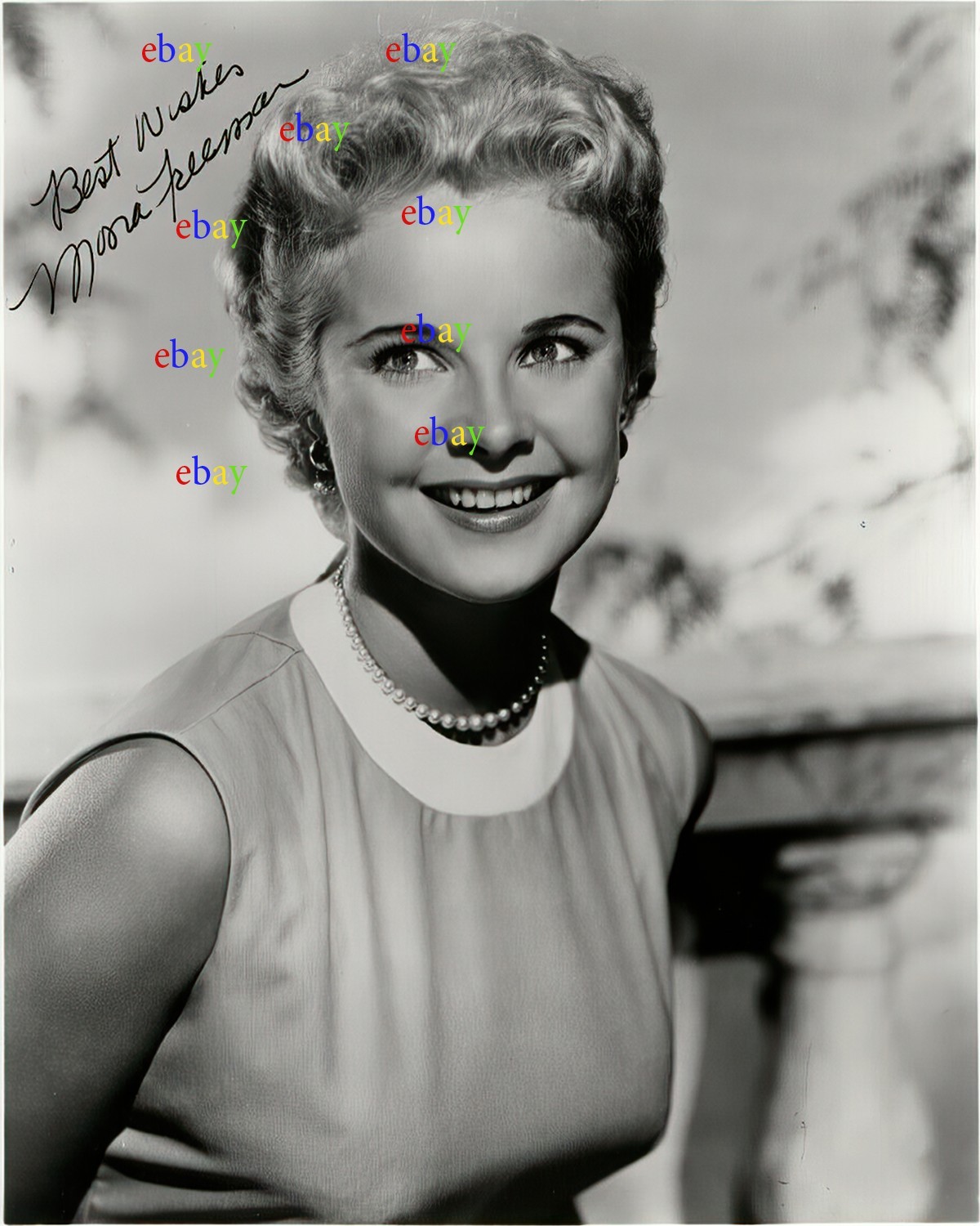 Mona Freeman Autographed Signed 8x10 Photo Reprint