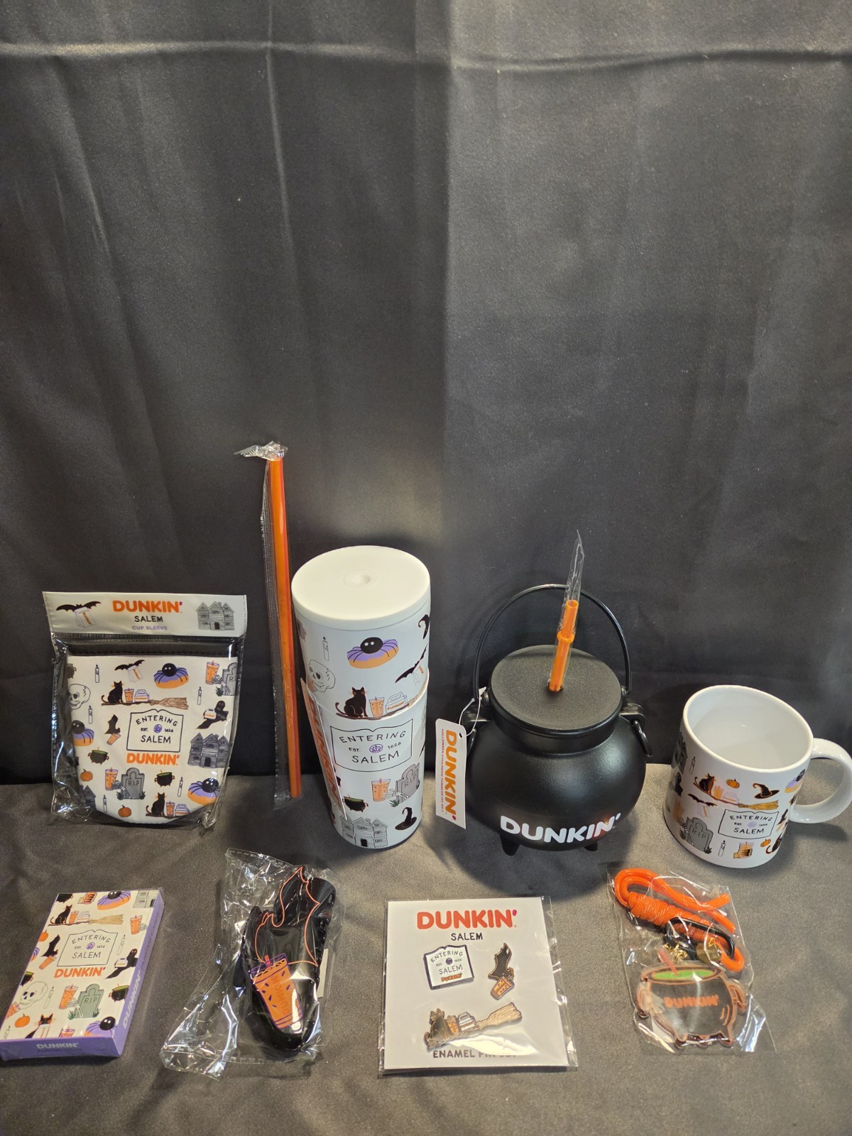 Salem Runs On Dunkin' Collector's Full SET: Tumbler, Mug, Cauldron and more