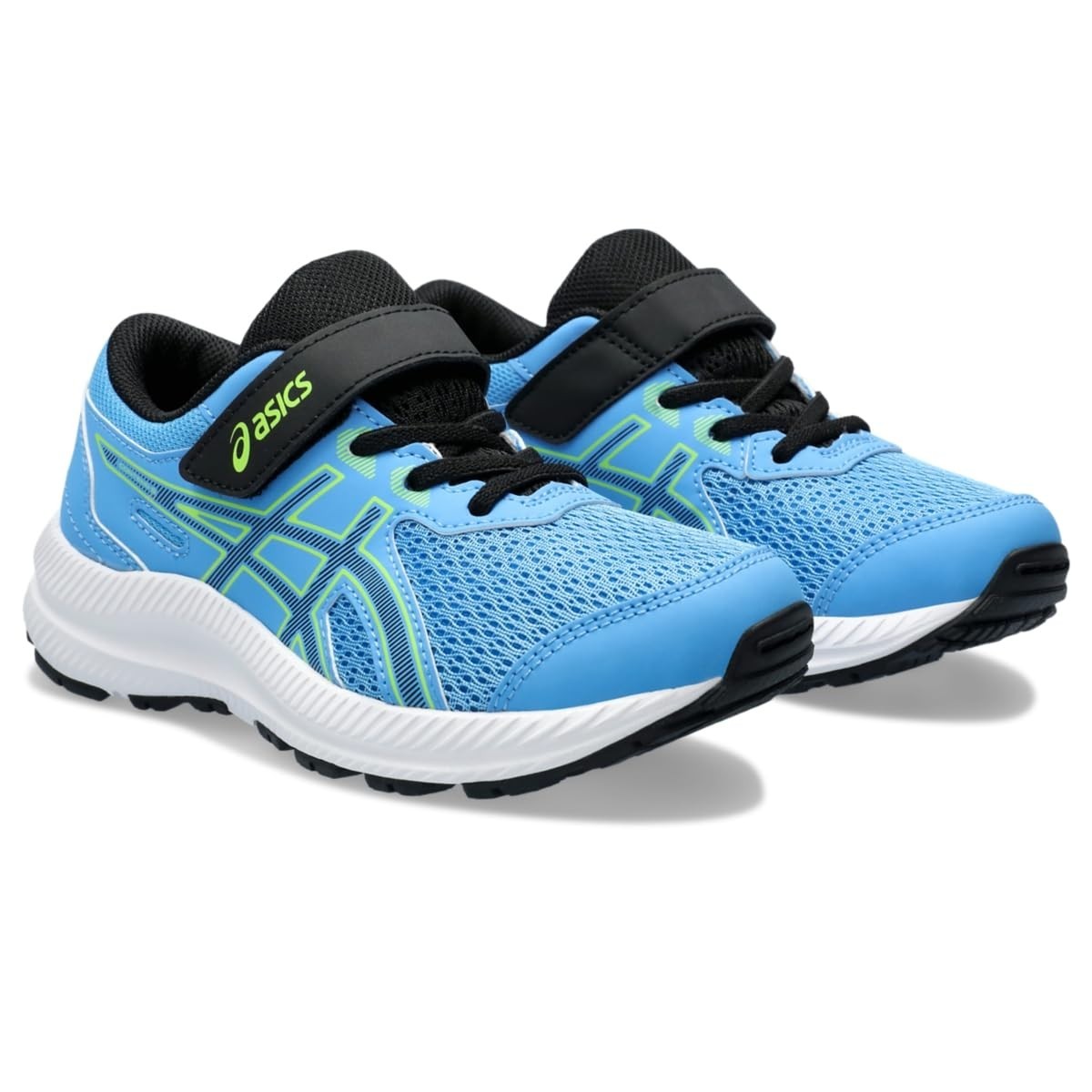 ASICS Kid\'s Contend 8 Grade School Running Shoes, Size K11 US Waterscape/Black ASICS Kid\'s Contend 8 Grade School Running Shoes, Size K11 US Waterscape/Black