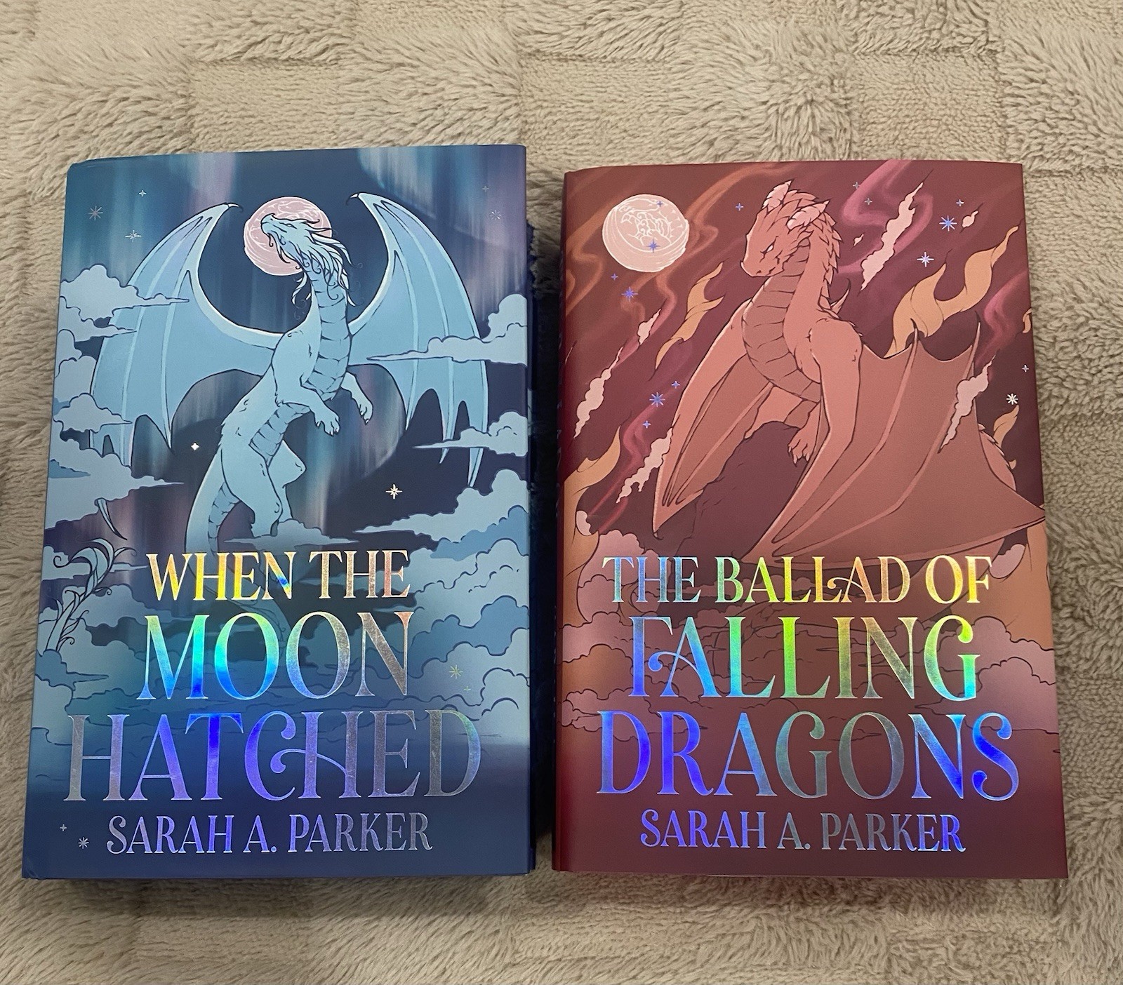 Fairyloot When the Moon Hatched & Ballard of Falling Dragons Sarah A. Parker
