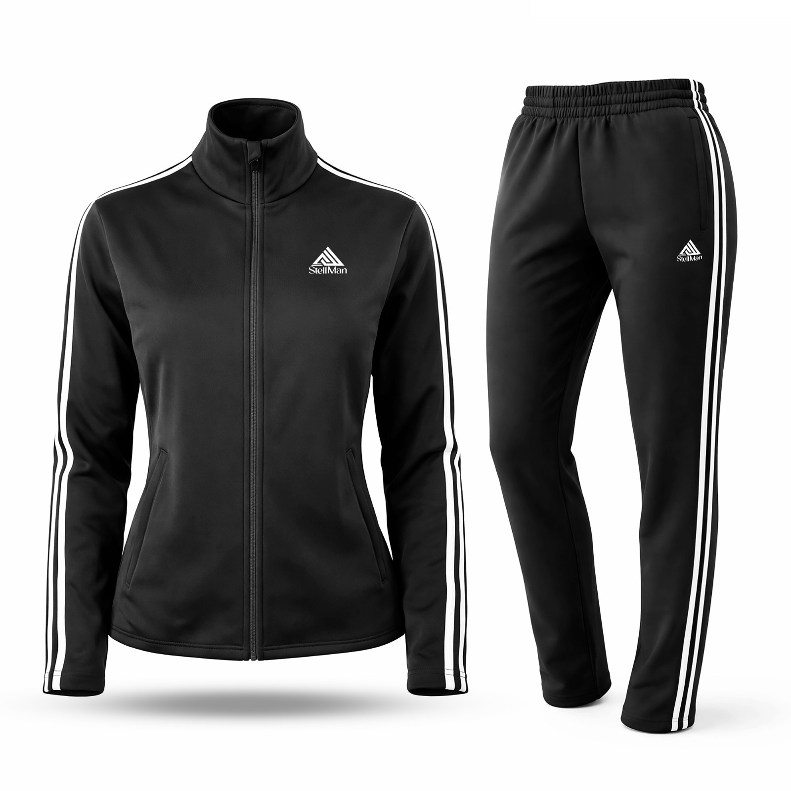 Women\'s Tracksuit Set 2 Piece Athletic Jogging Suit Full Zip Jacket Pants