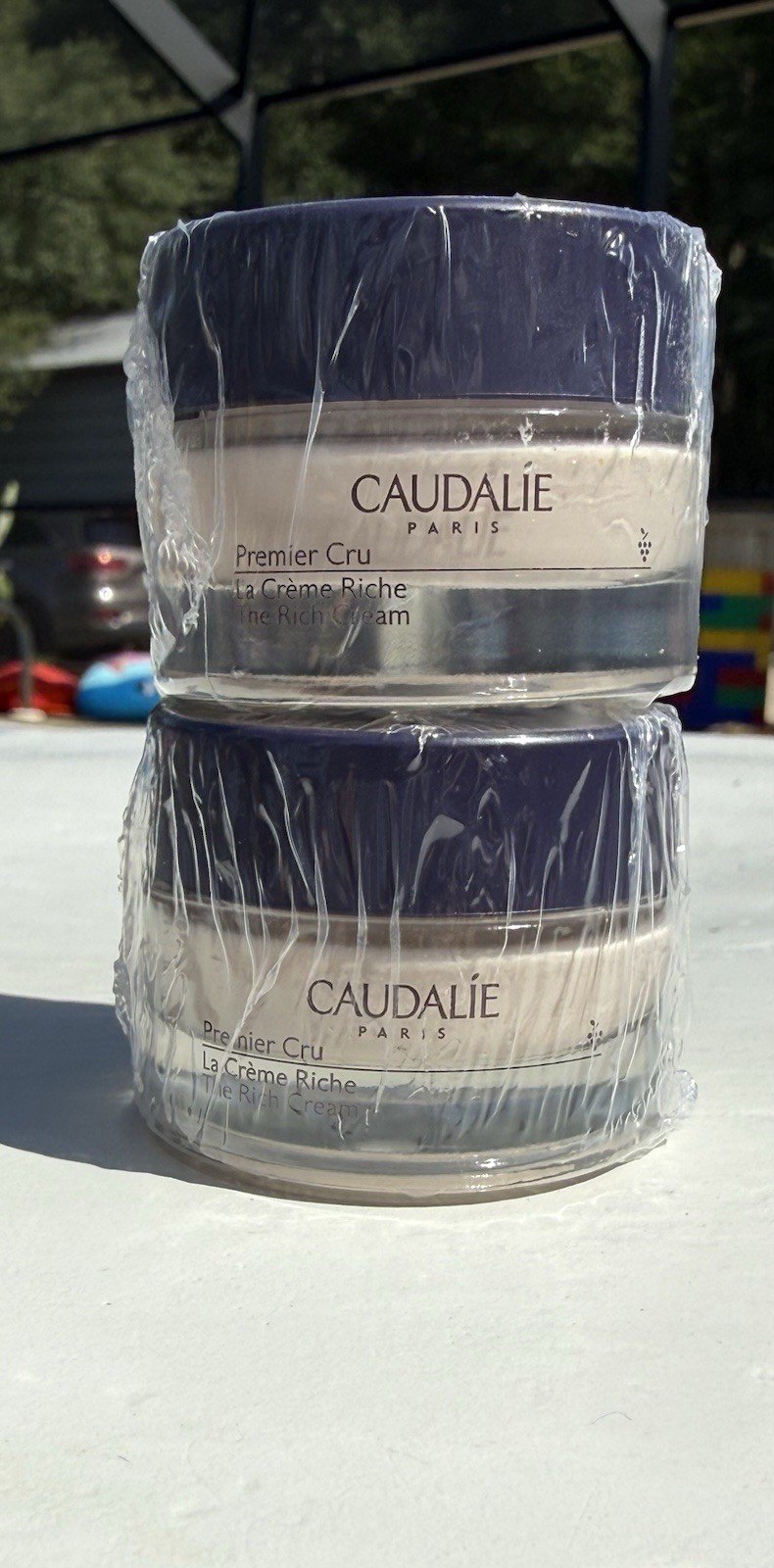 2 x Caudalie Premier Cru The Rich Cream 15ml/.5oz each Travel  NEW NO BOX
