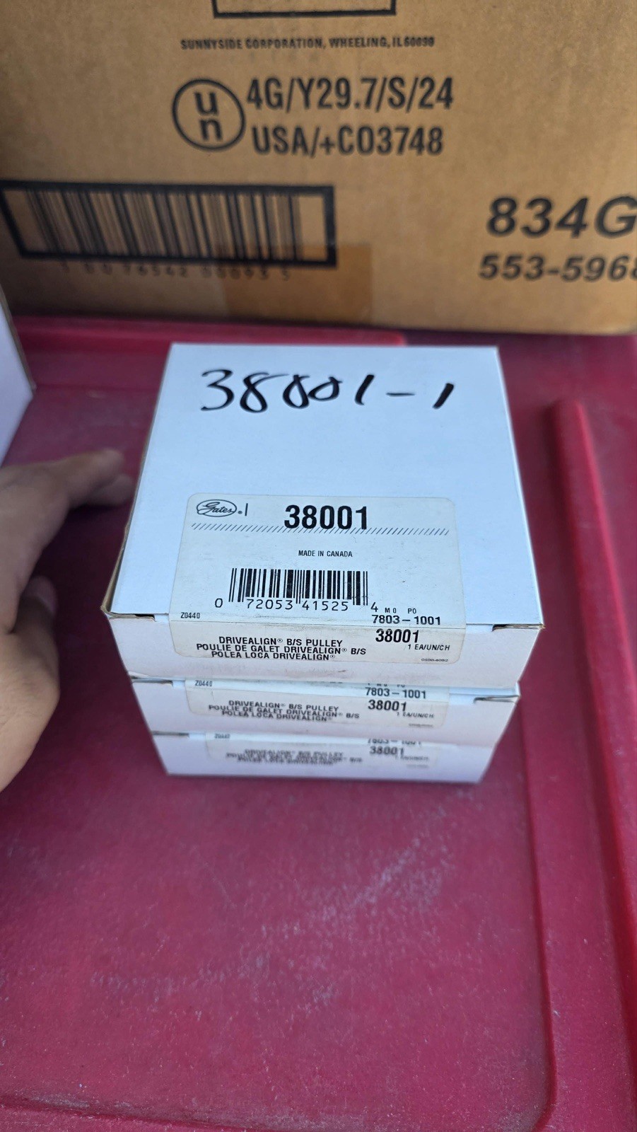 Accessory Drive Belt Idler Pulley-DriveAlign Premium OE Pulley Gates 38001