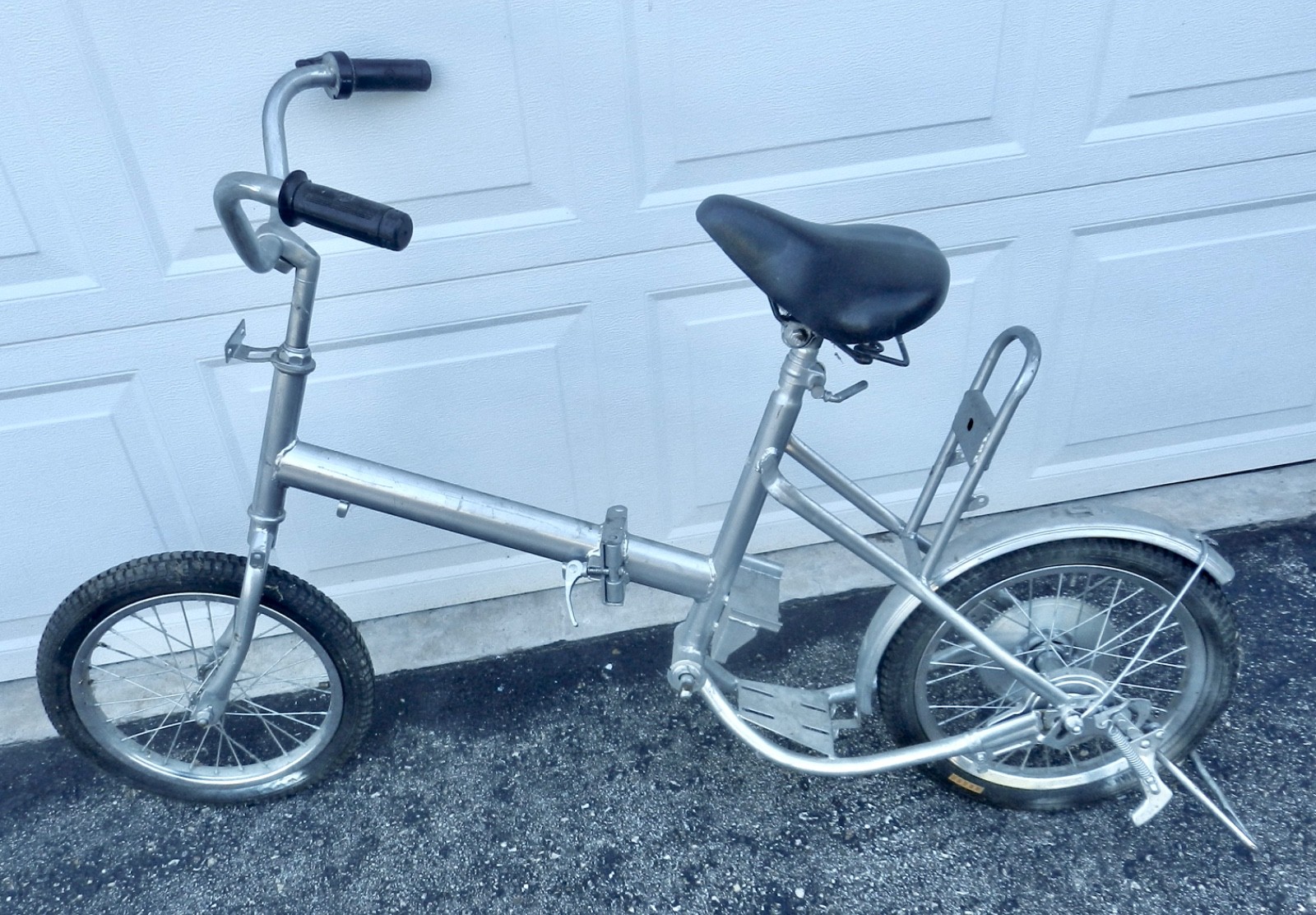 Vintage Folding Bicycle RARE Vintage Japanese Folding Bicycle not complete Folde