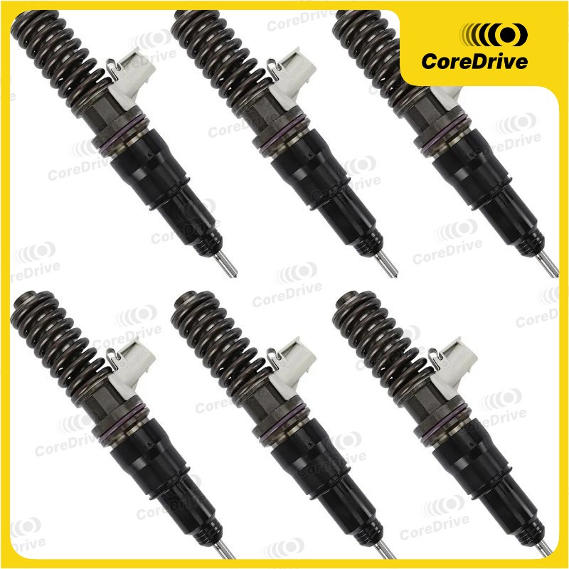 6x Fuel Injectors DZ121294 RE533608 For John Deere 9330 9630 9510RT 9410R 9630T
