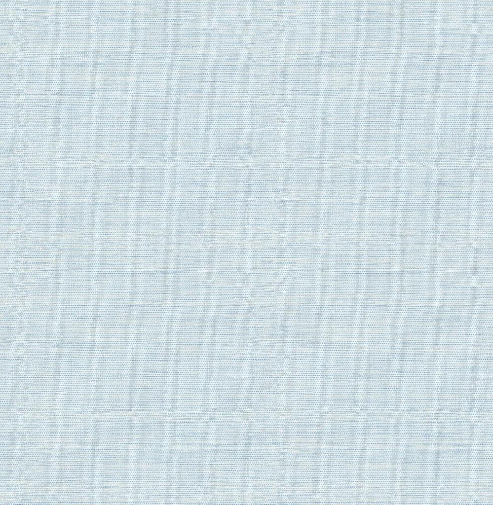 Wallpaper FAUX Grasscloth Look Agave Blue Slight Texture, Washable,   56 Sq Ft