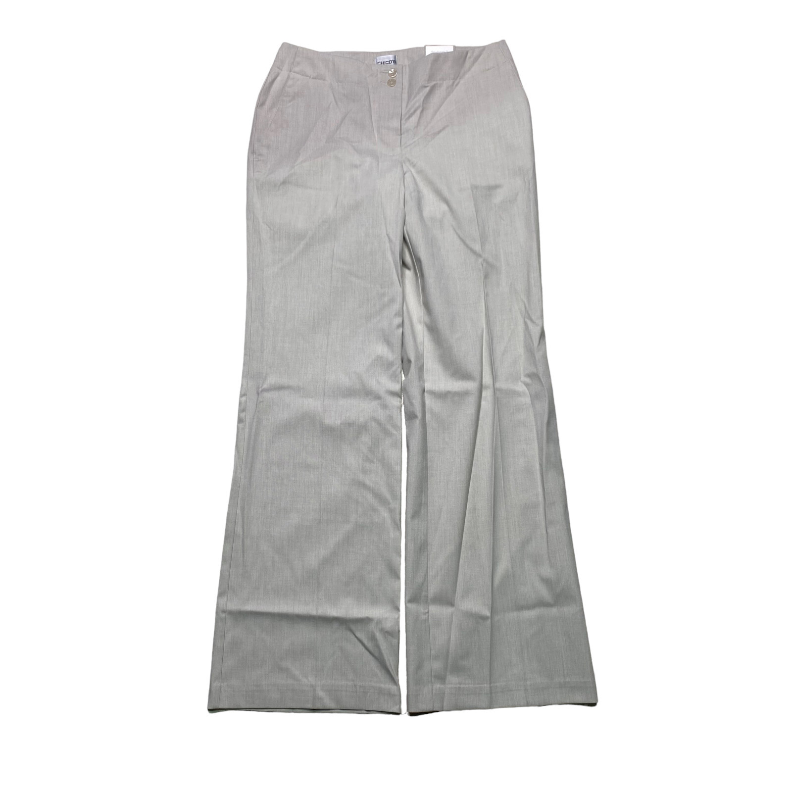 Chicos The Ultimate Fit Pants Womens Size 0R Alto Lexington Egyptian Beige