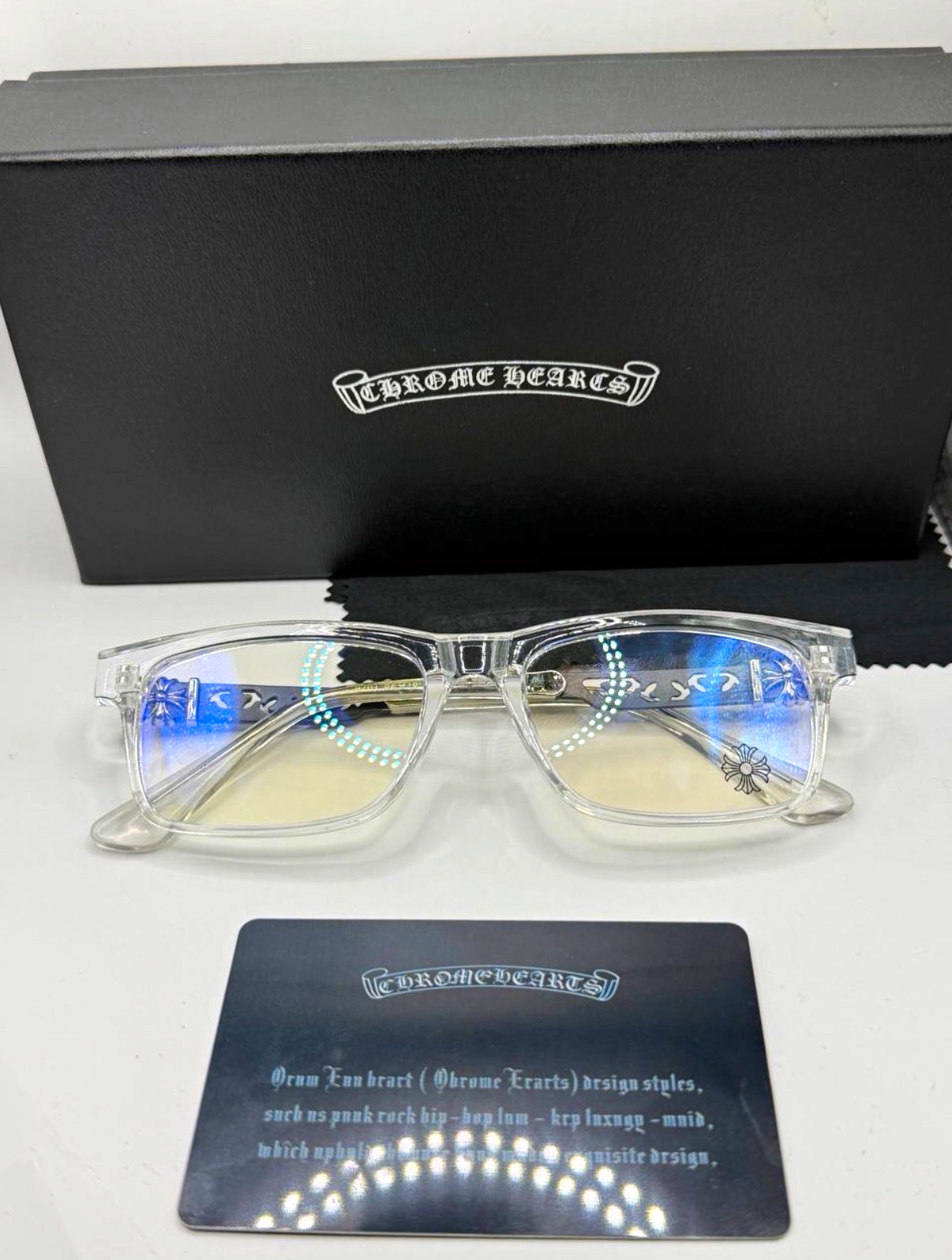 Chrome Hearts Clear Rectangle glasses Chrome Hearts Clear Rectangle glasses