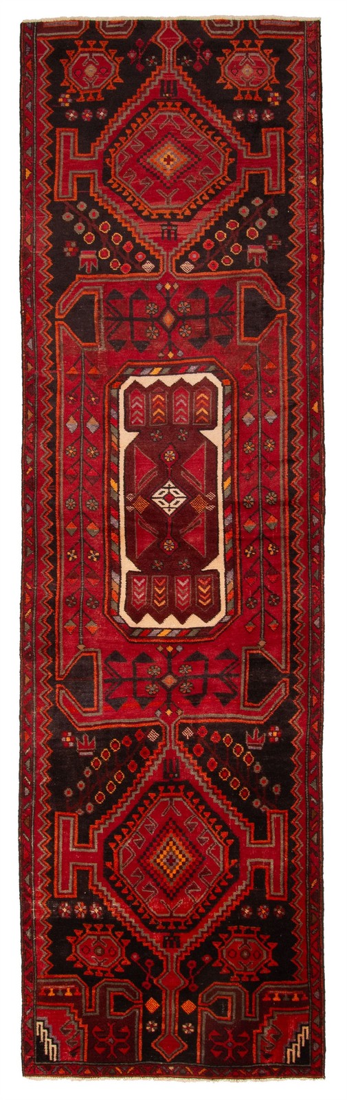 Vintage Hand-knotted Runner Rug 3\'5\