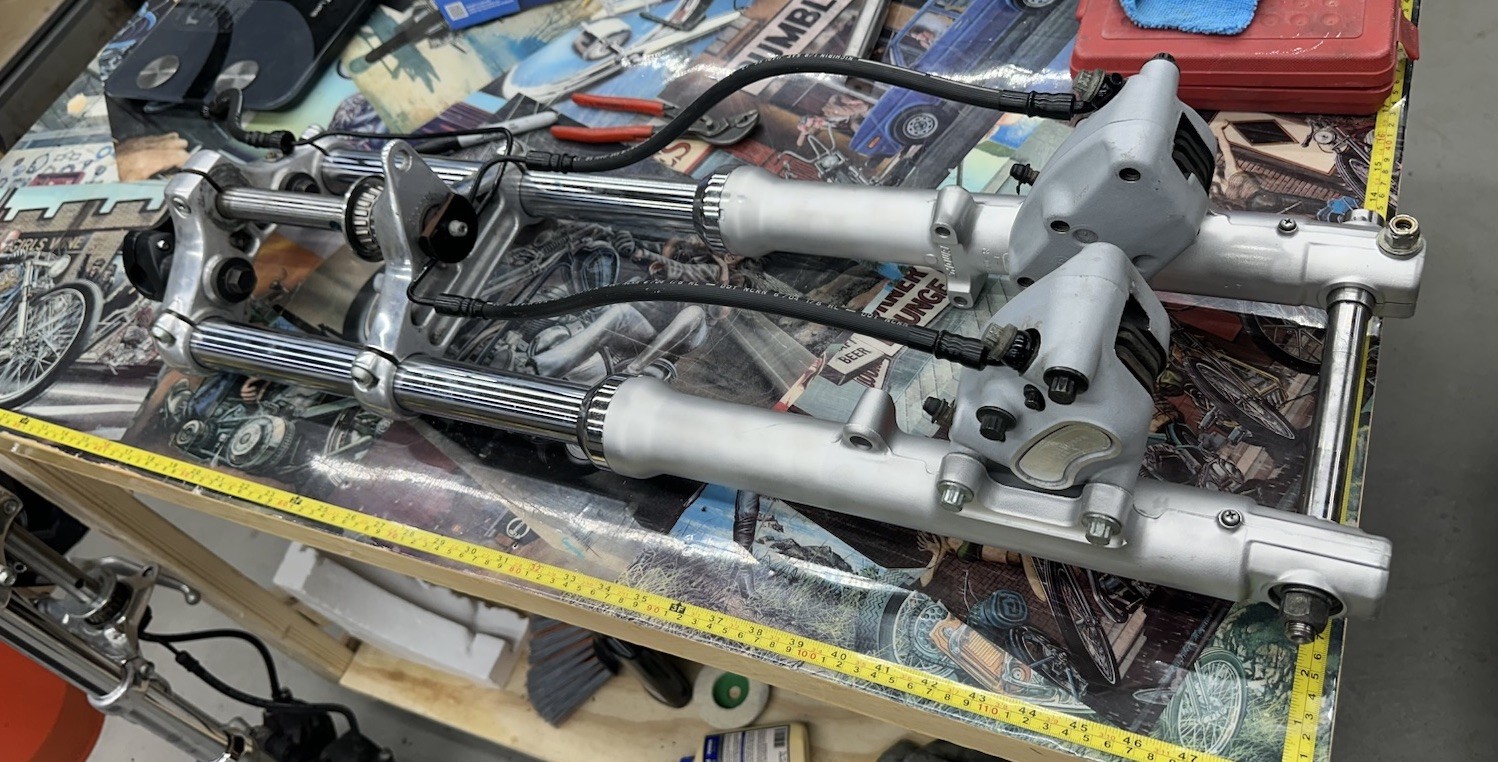 2003 Harley Dyna Sportster Front Forks Dual Disc