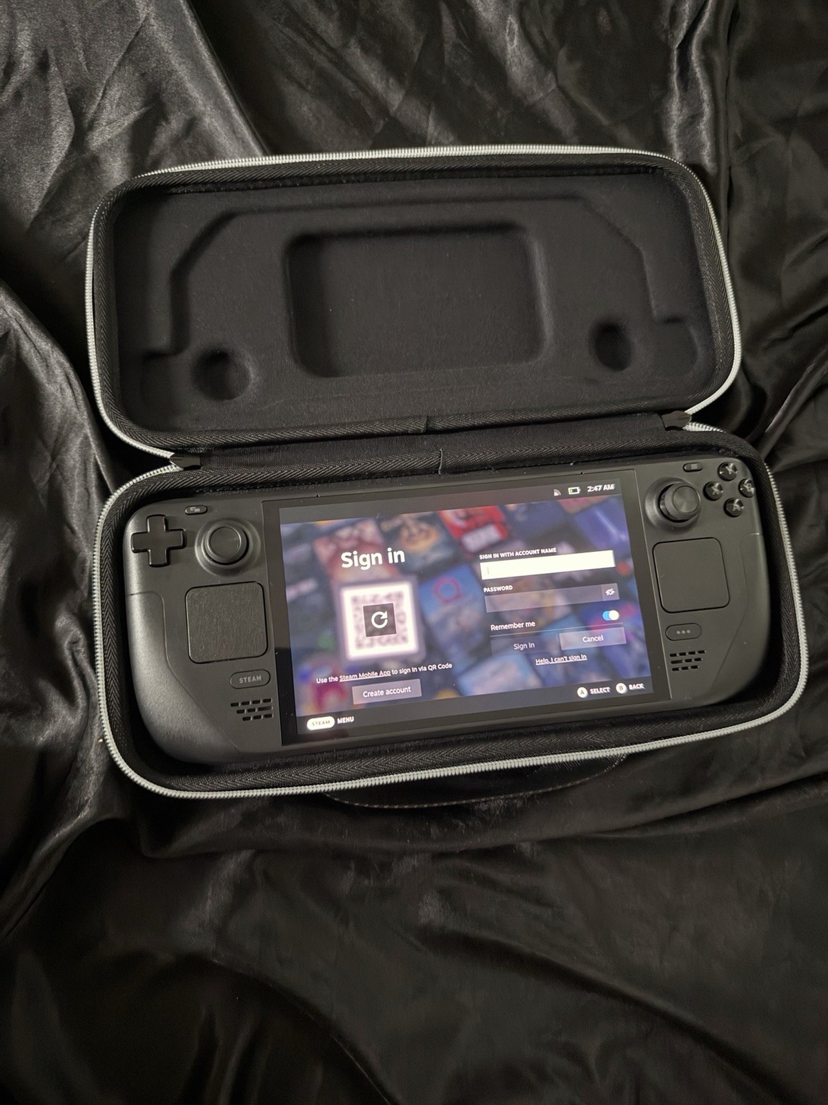 Valve Steam Deck 512gb OLED Black w/ Case & Charger [CLEAN STEAM DECK]