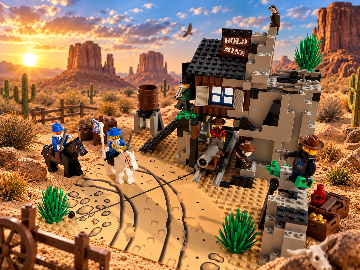 ATTIC FIND - LEGO Wild West Bandit\'s Secret Hide-Out 6761 - Complete ATTIC FIND - LEGO Wild West Bandit\'s Secret Hide-Out 6761 - Complete