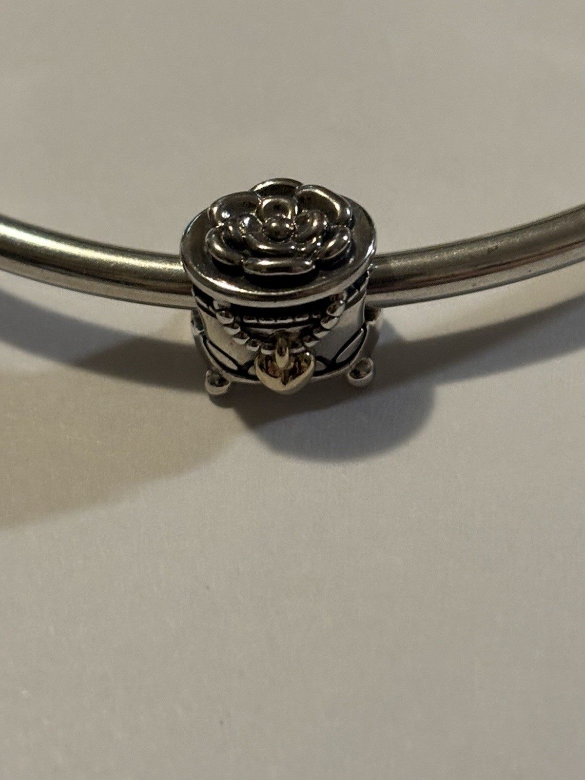 Pandora Authentic 2 Tone Retired My Unforgettable Moment Jewelry Box Charm Pandora Authentic 2 Tone Retired My Unforgettable Moment Jewelry Box Charm