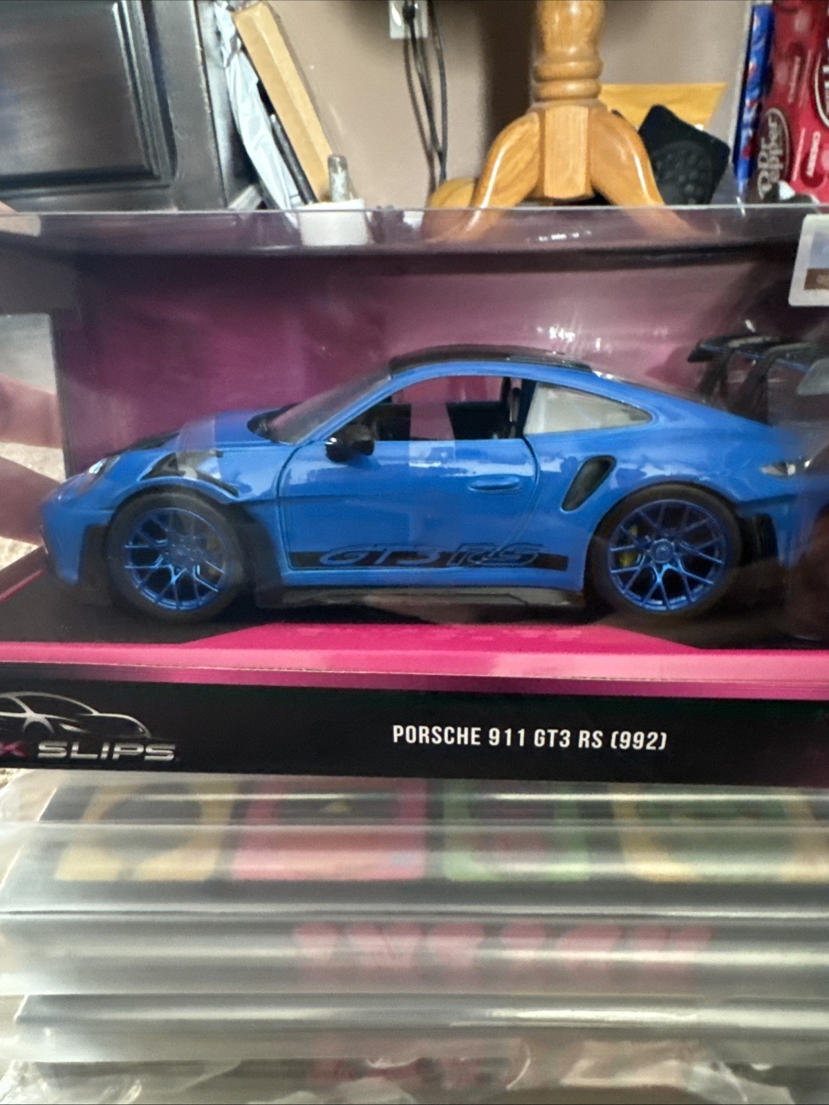 New Jada pink slips 1/24 BLUE Chase Porsche 911 GT3 RS (992) 🔥🔥🔥