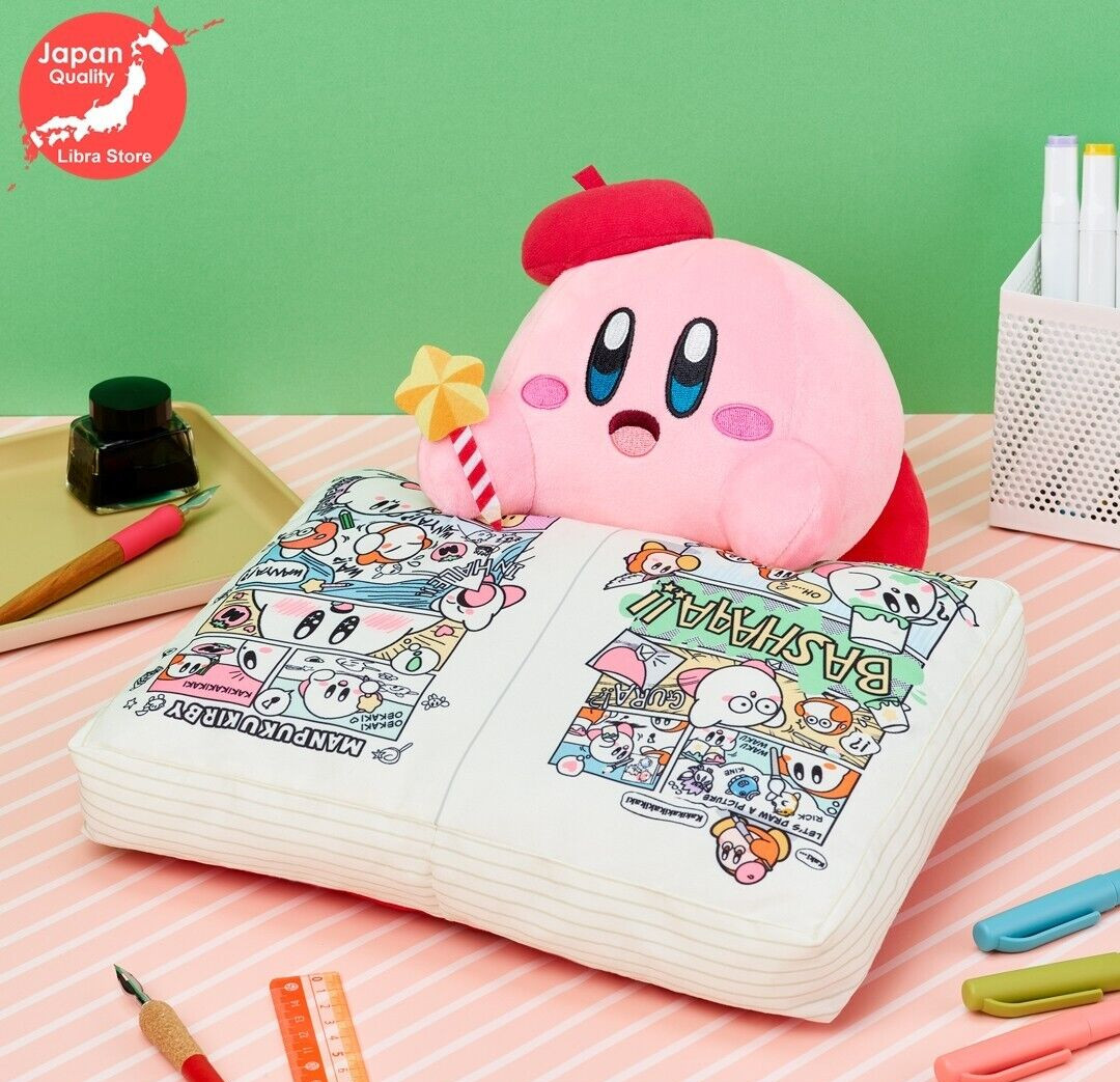 RARE Kirby of the Stars Comic & Friends Kuji 2023 Plush doll from JAPAN 30cm
