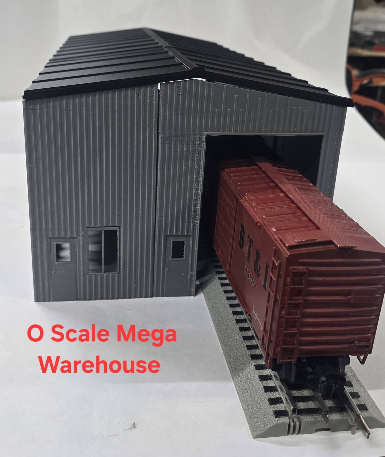 O Scale 1:48 Locomotive Shop / Industrial Warehouse Building Kit MEGA SIZE