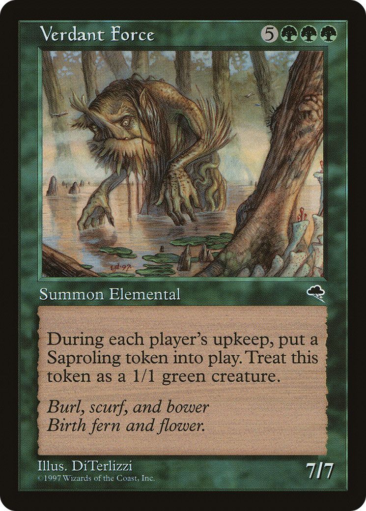 Verdant Force x1 - Tempest - Excellent/Near Mint - R263 - 4RCards