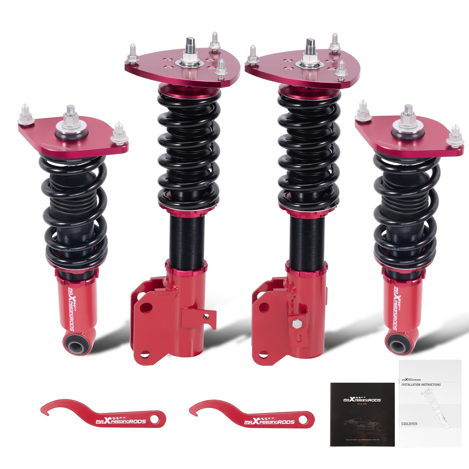 MaXpeedingrods Adjustable Coilovers Lowering Kit For Subaru WRX STI 2015-2021