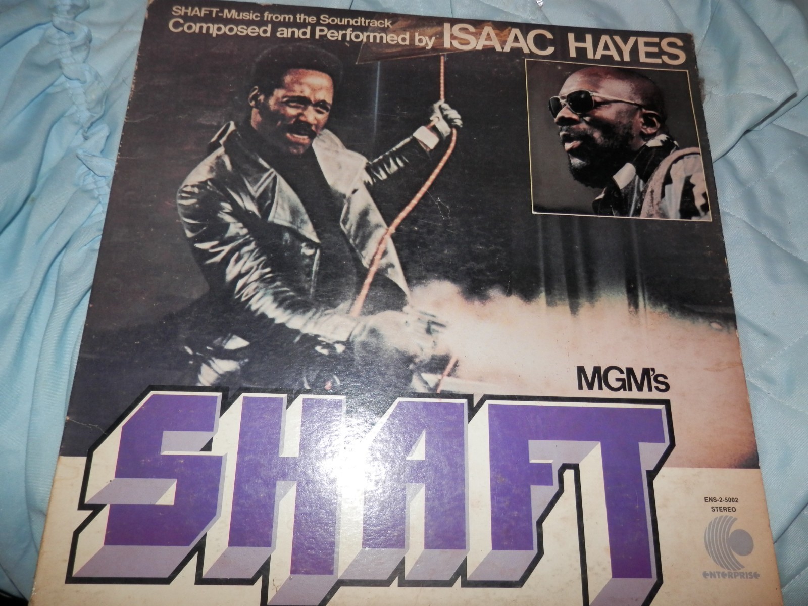 Issac Hayes Shaft Soundtrack MGM Soundtrack Double Vinyl Album