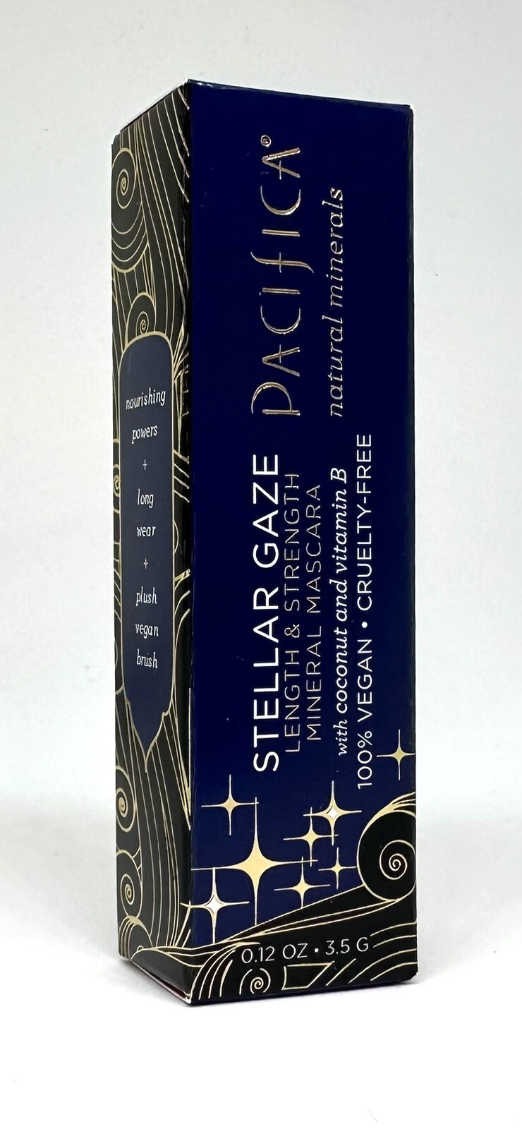 Pacifica Stellar Gaze Length & Strength Mineral Mascara BLACK Travel 0.12oz BNIB