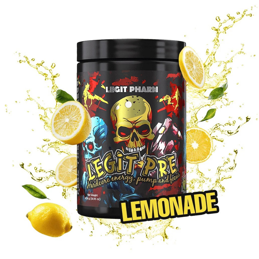 LEGIT PHARM Legit Pre High Stim Pre-Workout 4 Flavors see description